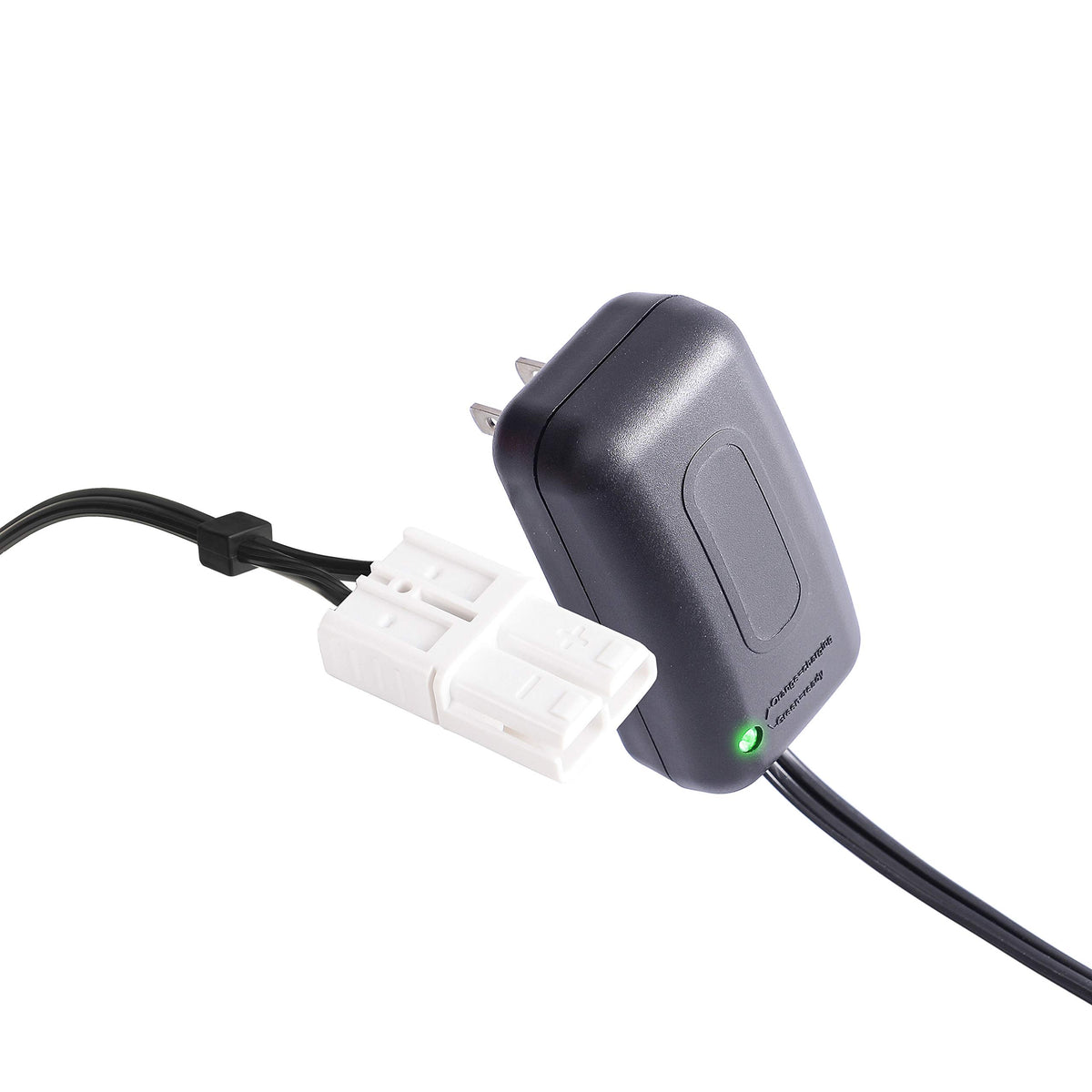 VAIX 12V charger for Rollplay with white plug keeps ride-on toys ready for playtime.