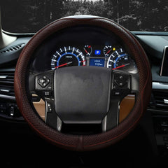 Valleycomfy breathable steering wheel cover with anti-slip surface