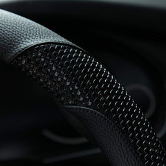 Valleycomfy steering wheel cover skidproof lining boosts grip during drive