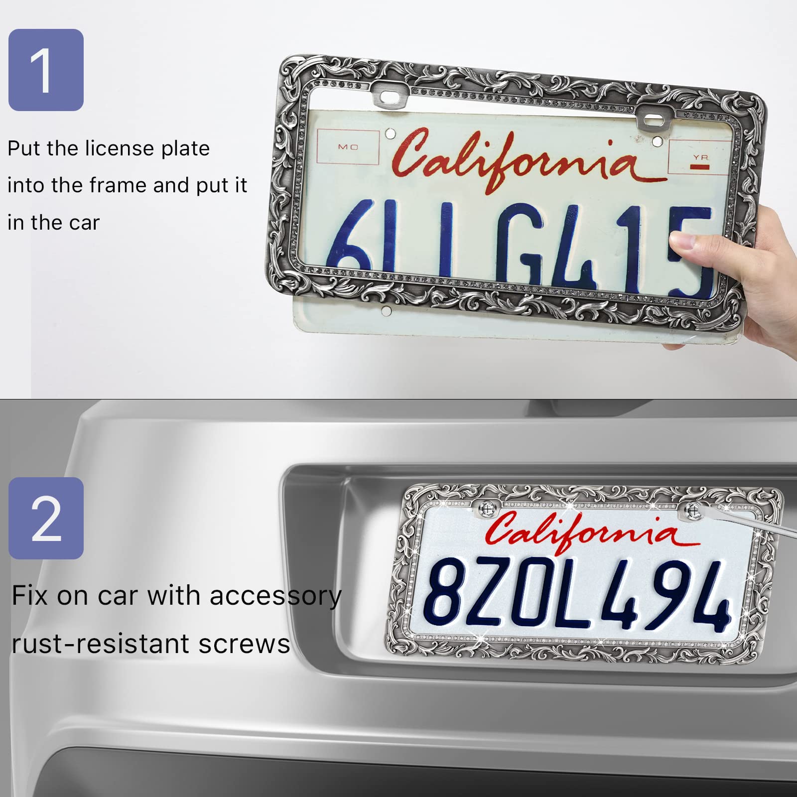 Anti-theft screws pack included with Valor frame
