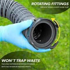 Valterra D04-0675 spring-back design resists kinking and restores shape