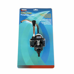 RP800 camper pump installation showing simple countertop drill.