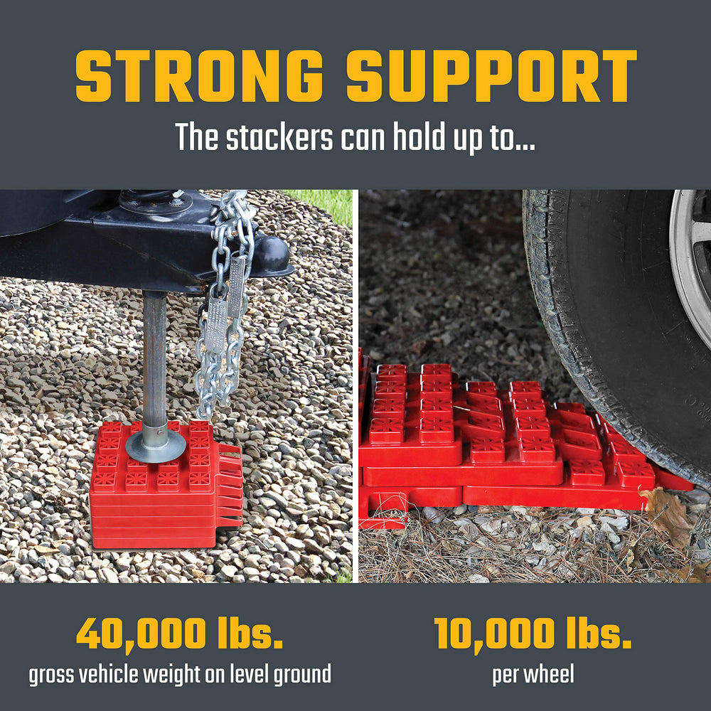 Valterra Stackers pack of ten pads included with storage strap