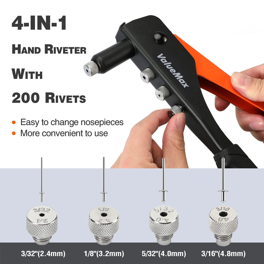 ValueMax ergonomic grip reduces fatigue during use.