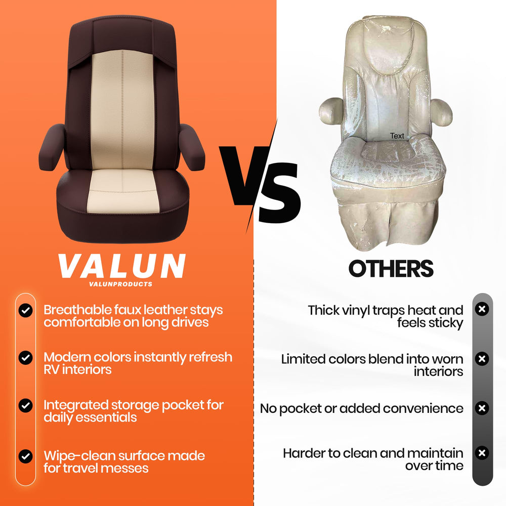 VALUN travel-ready interior upgrade adds style and comfort to your RV, trailer, or van.