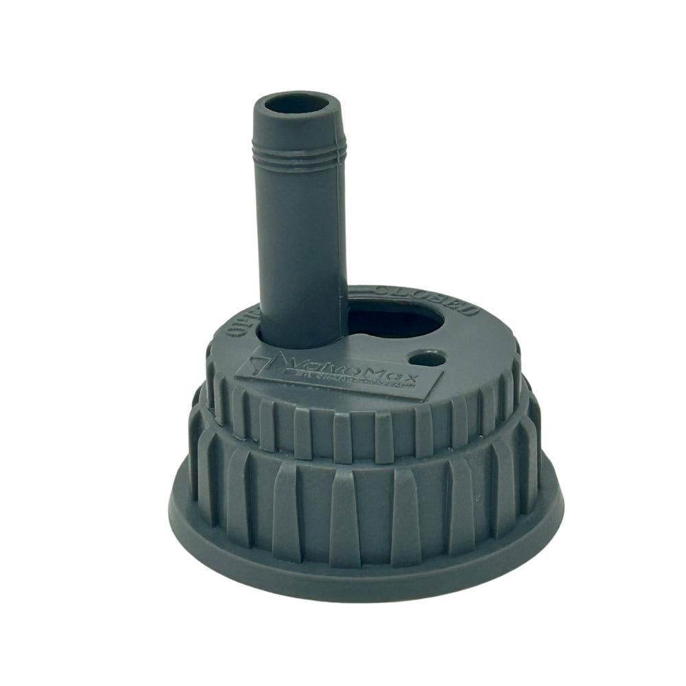 ValvoMax FlowVent bag attachment enabling clean, controlled oil drainage in a closed system
