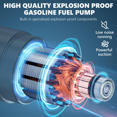 VALYHOOD durable cast-iron and stainless-steel housing supporting spark-free operation.