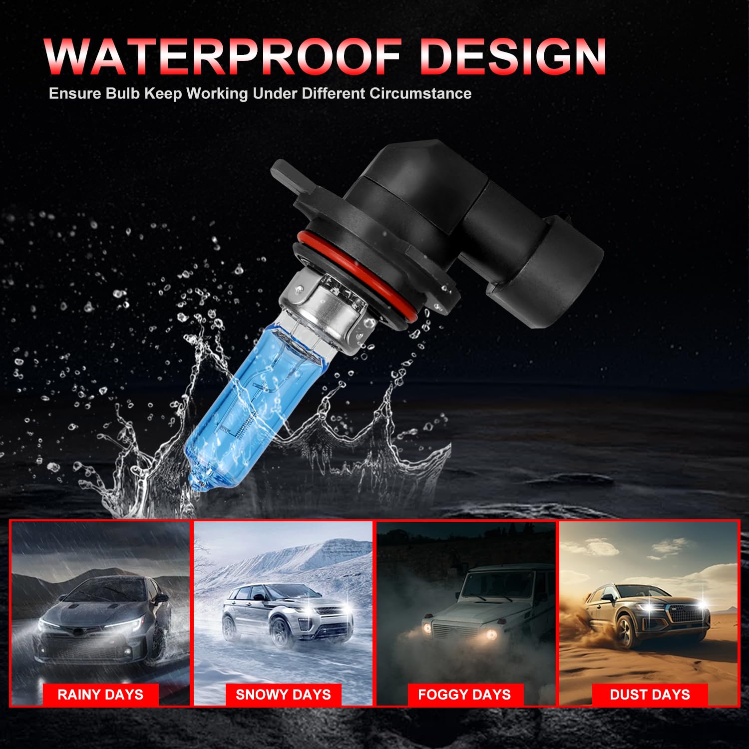Long-lasting VAMOTA 9012 bulbs provide reliable night driving