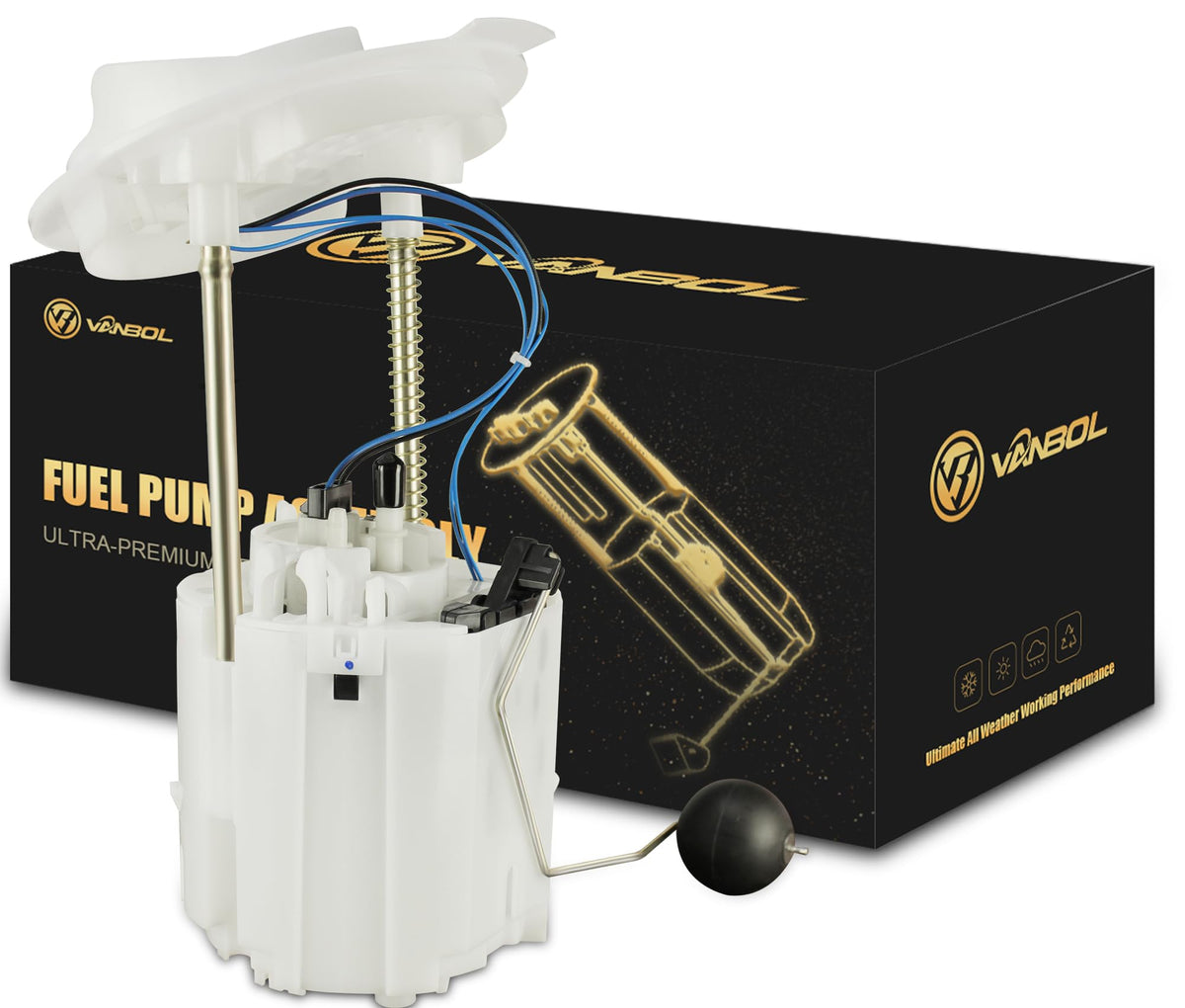 VANBOL electric fuel pump module for Dodge Charger—precise fit across engines.