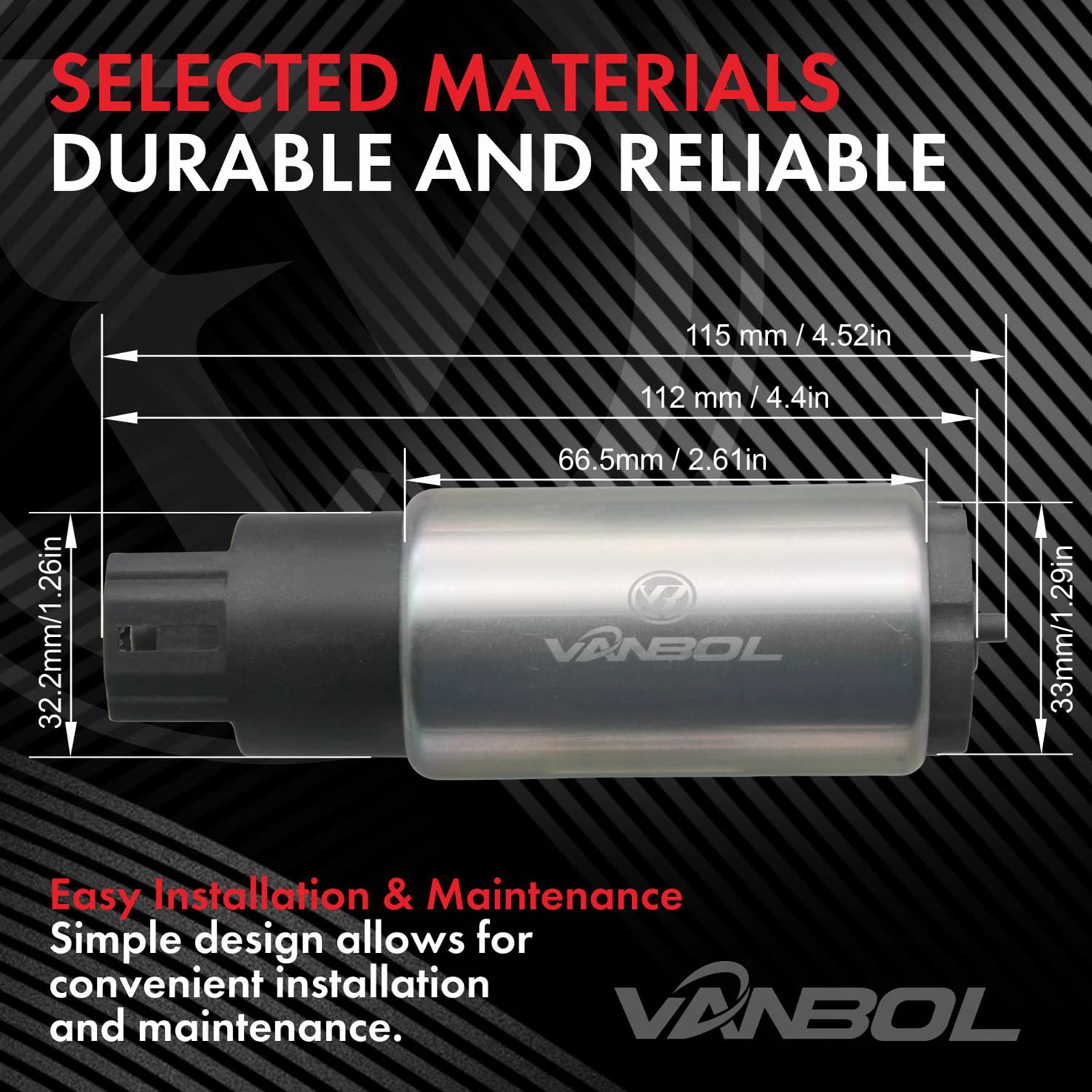 VANBOL universal fit compatibility chart helps compare options confidently