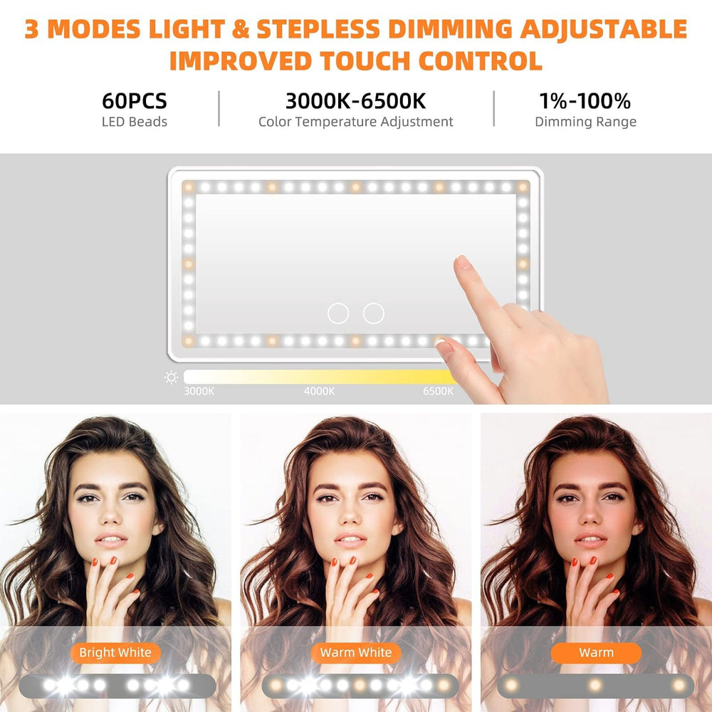 Vanexiss dimmable LED light modes adapt to morning or evening lighting.