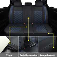 Non-slip silicone bottom keeps cushions in place while you drive.