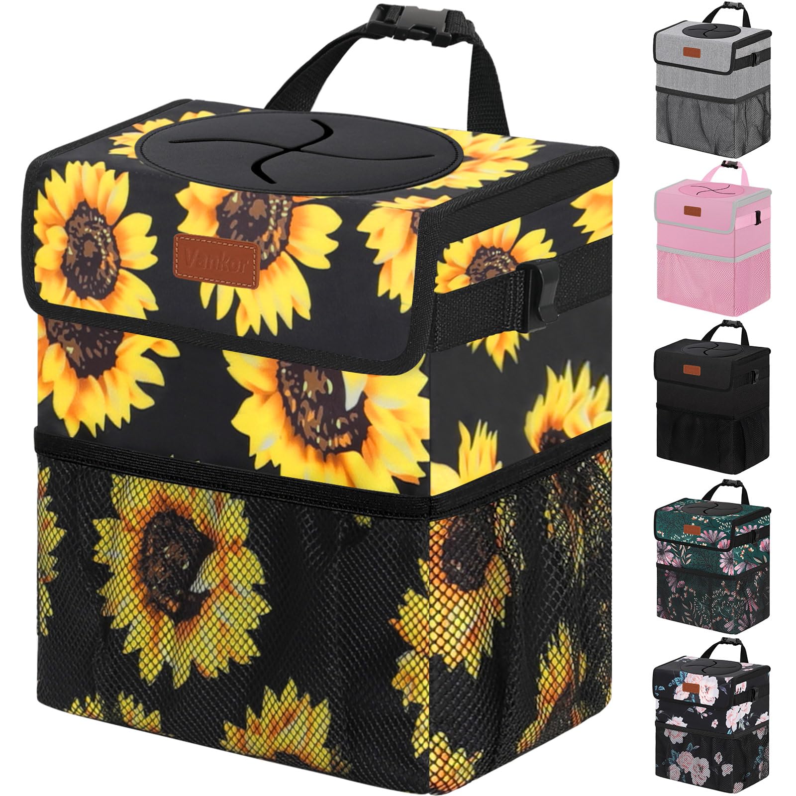 Vankor car trash can hanging keeps cabin tidy on the go.