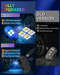 VANKUB remote control 10 modes offer versatile lighting for night drives and decor.