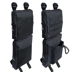 Vanlison ATV Fender Bag top view with durable straps for quick access