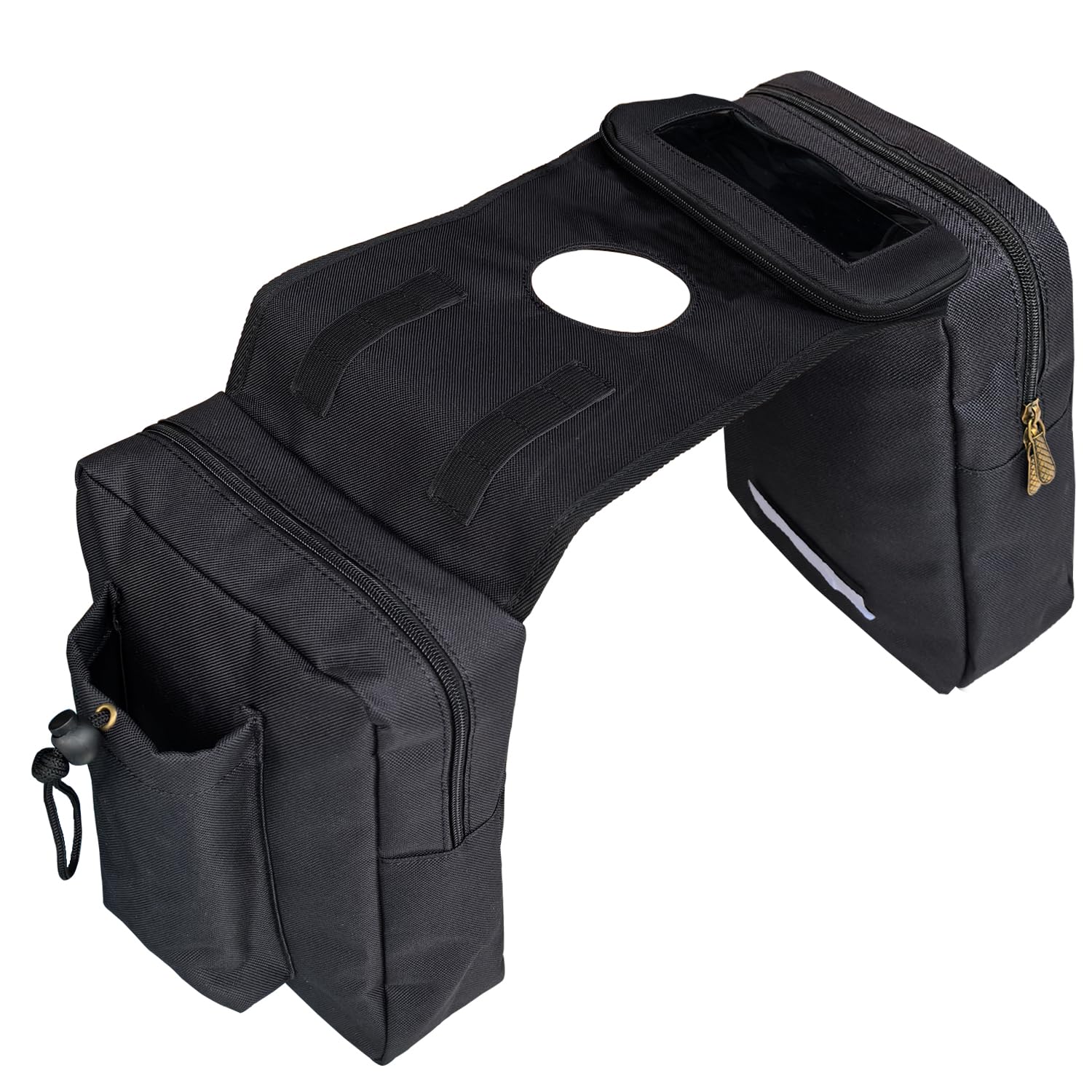 Vanlison ATV bag offers clear touchscreen access for calls and navigation.