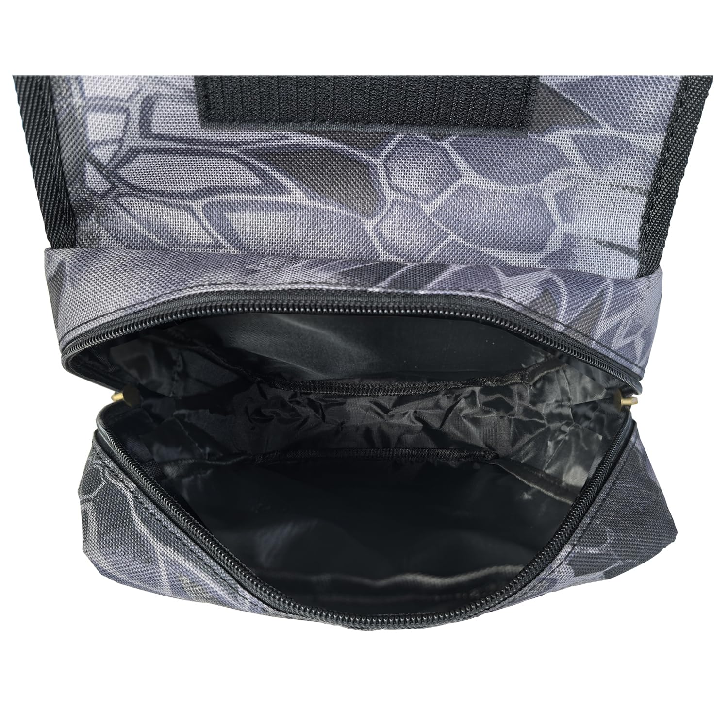 Vanlison Tank Bag features a clear touchscreen pocket for phone access.