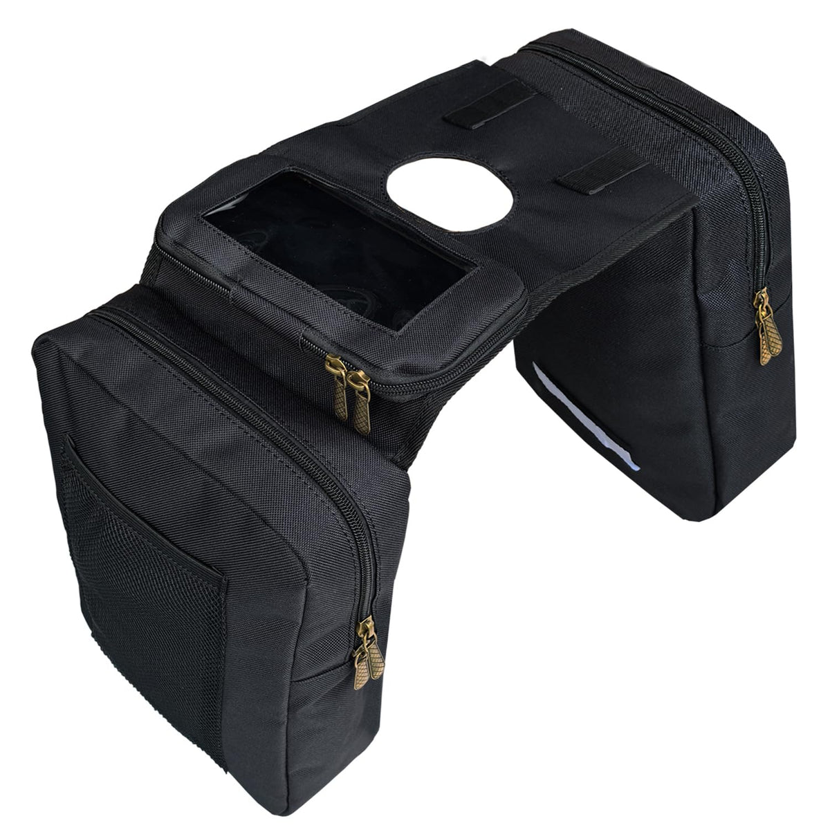 Vanlison ATV tank bag in waterproof material protects gear on rainy rides.
