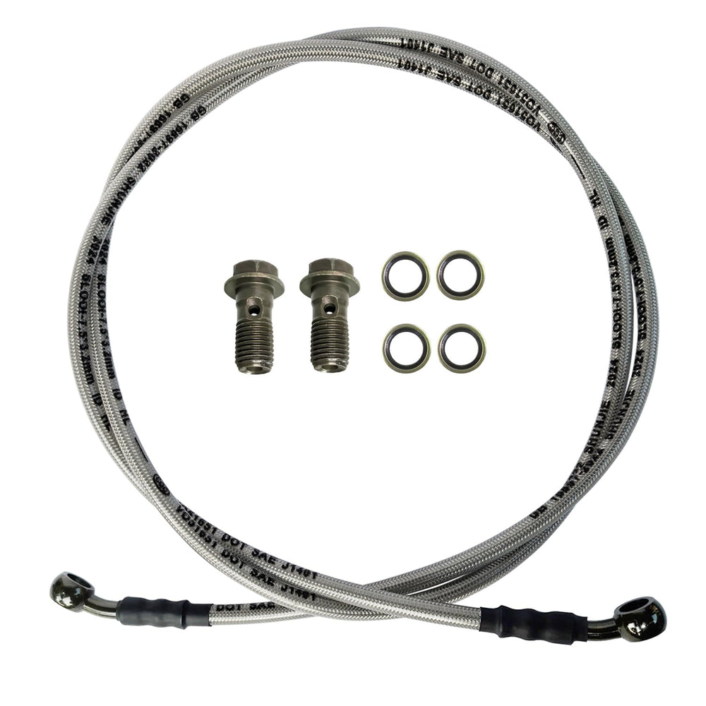 Vanlison braided brake line 82in for scooters offering durable braking performance