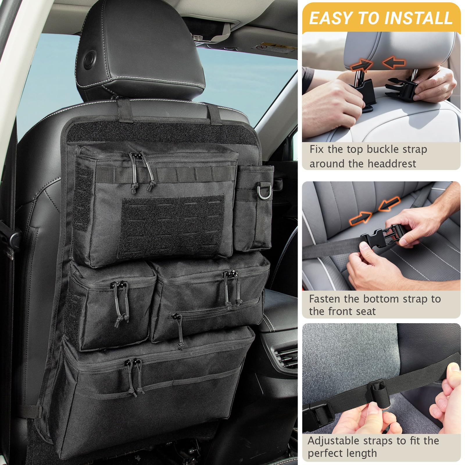 Vanlutone 600D nylon fabric delivers rugged durability and moisture resistance.