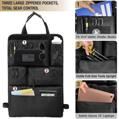Vanlutone MOLLE expansion panels add modular storage options.