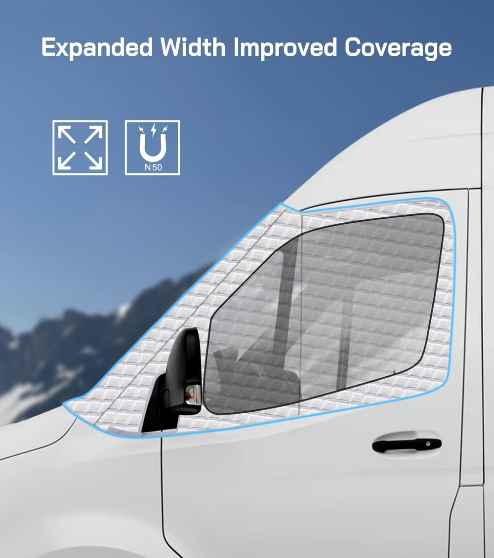 VANNCAMP four-layer material construction for durable weather protection.