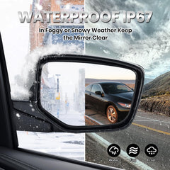 Plug-and-play installation view for VANLOGY right mirror