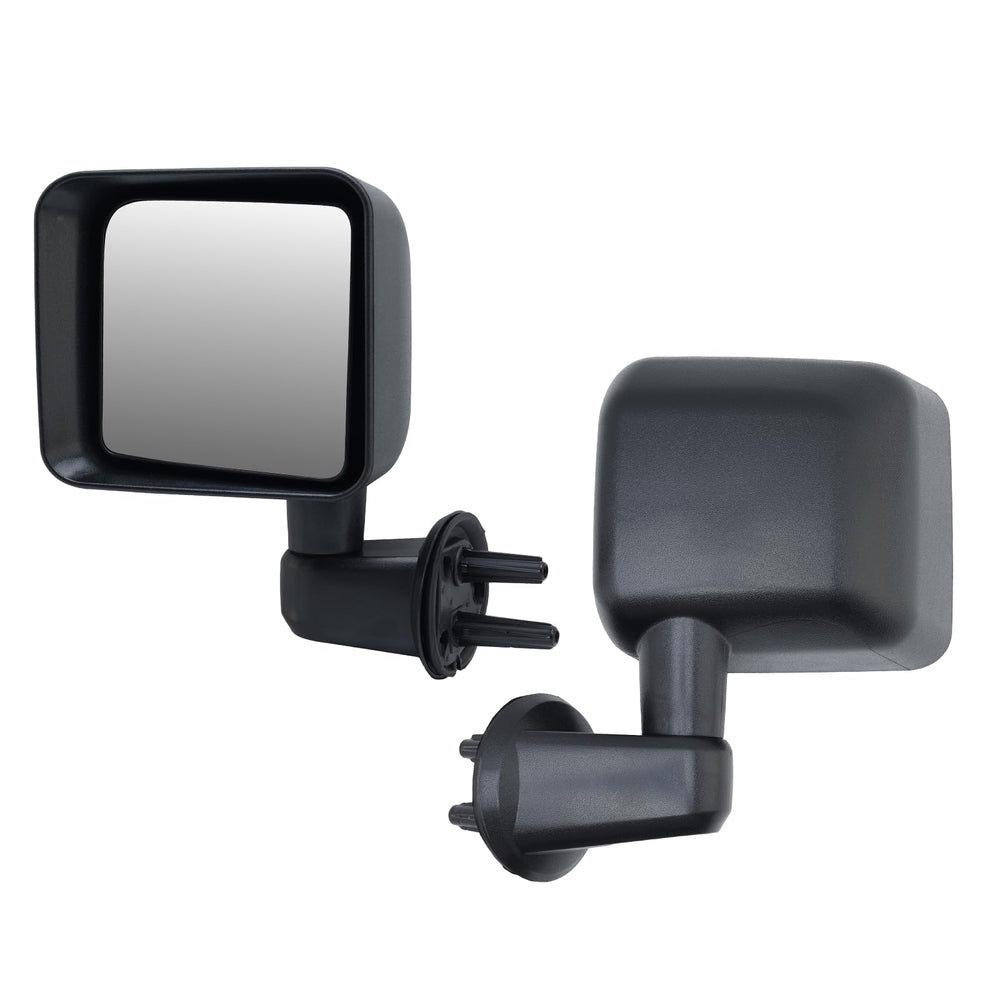 VANLOGY left driver side mirror for Jeep Wrangler JK, robust housing for daily use