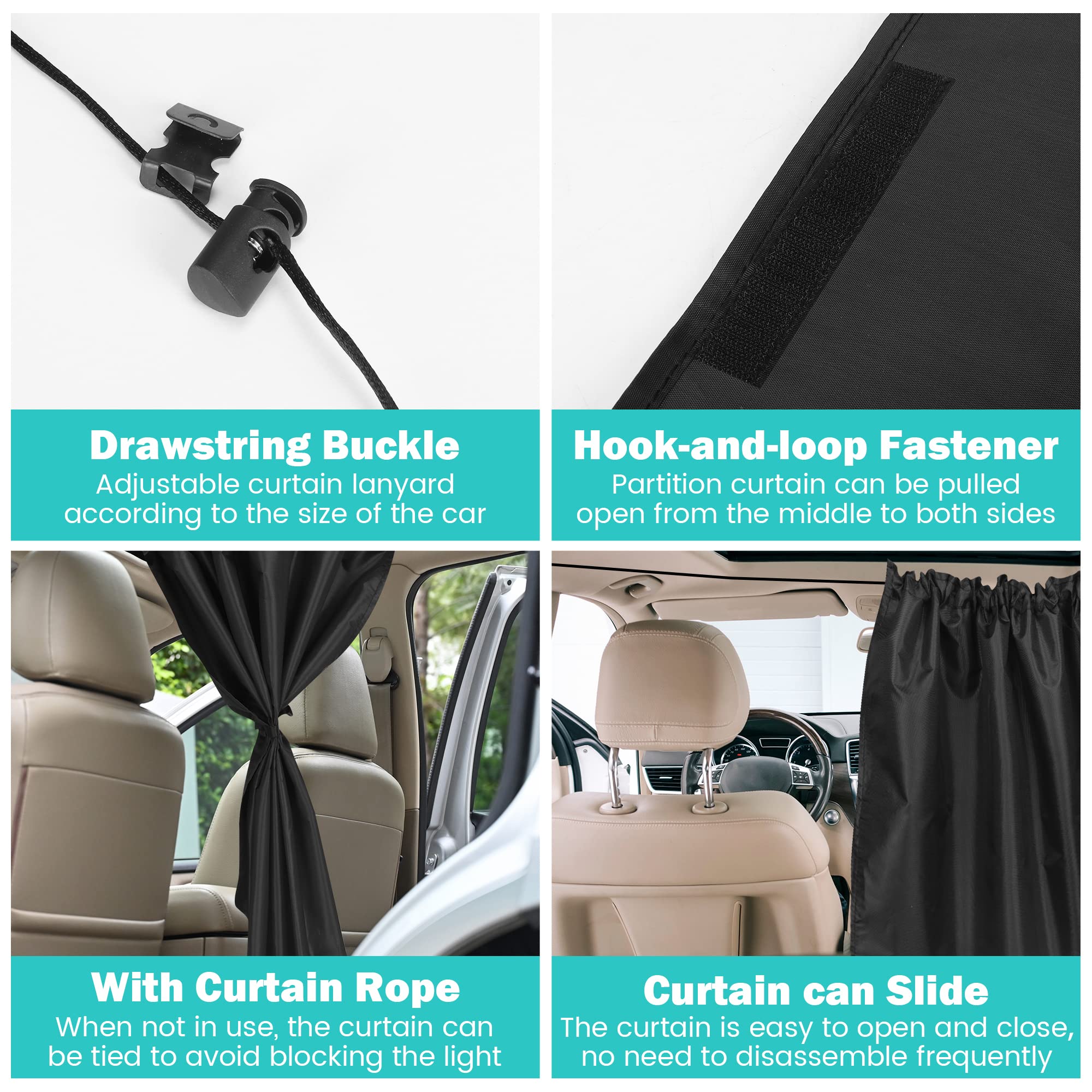 VANPET blackout fabric close-up showing thick durable material.