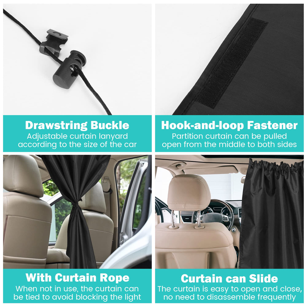 VANPET blackout fabric close-up showing thick durable material.