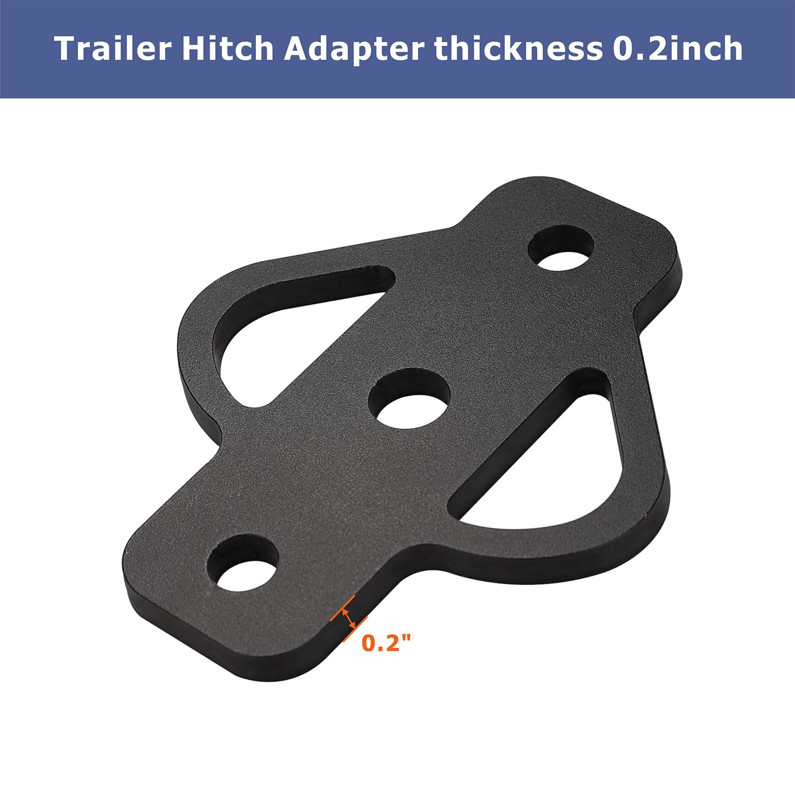 VANROUG golf cart towing setup shows easy bolt on attachment.