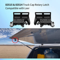 Vanshly 83515/83514 passenger-side latch close-up for quick reinstall