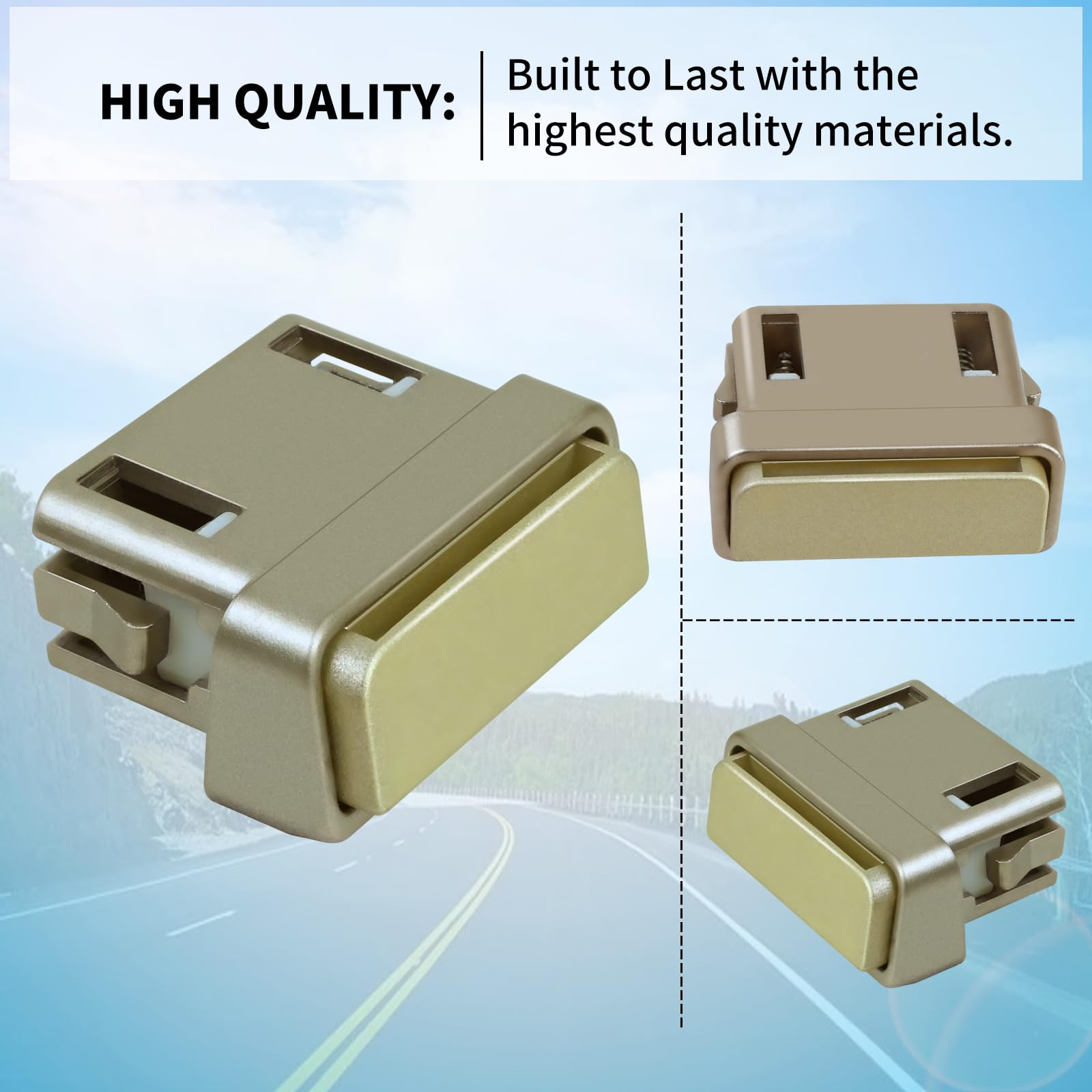 Vanshly arm rest latch installed in vehicle showing holding power