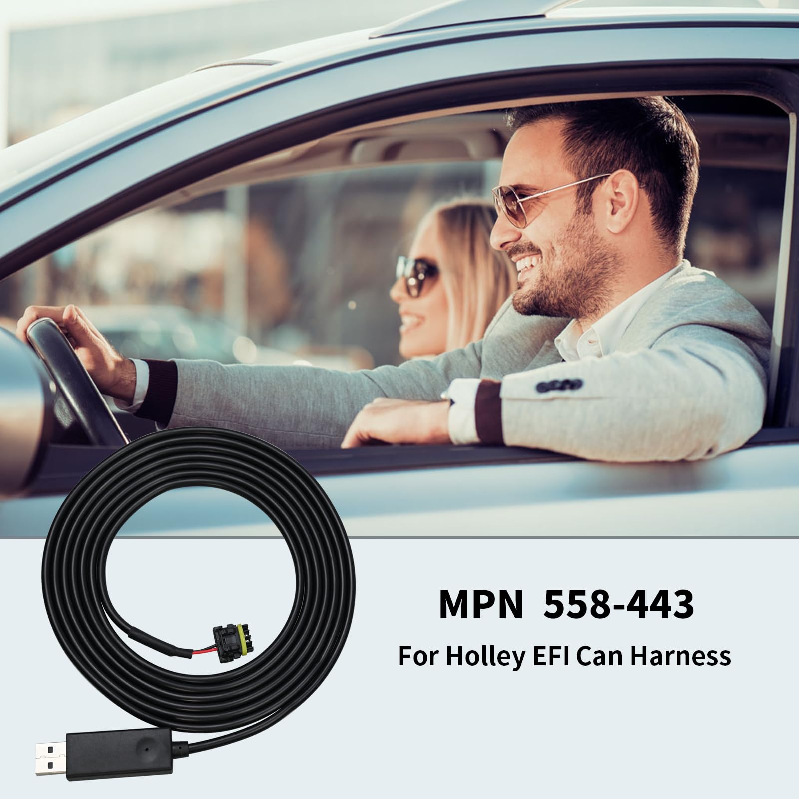 Vanshly Holley EFI CAN harness designed for easy system integration.