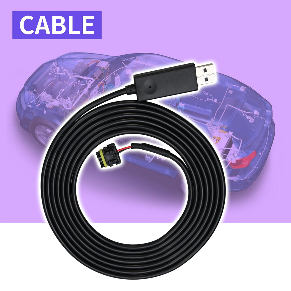 Vanshly 8ft CAN cable extending CAN distance for flexible routing.