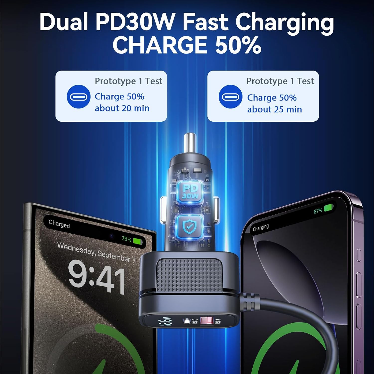 Vansoet LED voltage monitor display helps track battery status during trips