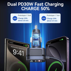 Vansoet LED voltage monitor display helps track battery status during trips