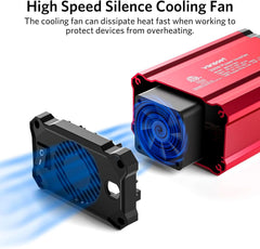 Vansoet inverter with two AC outlets for laptops and other gear.