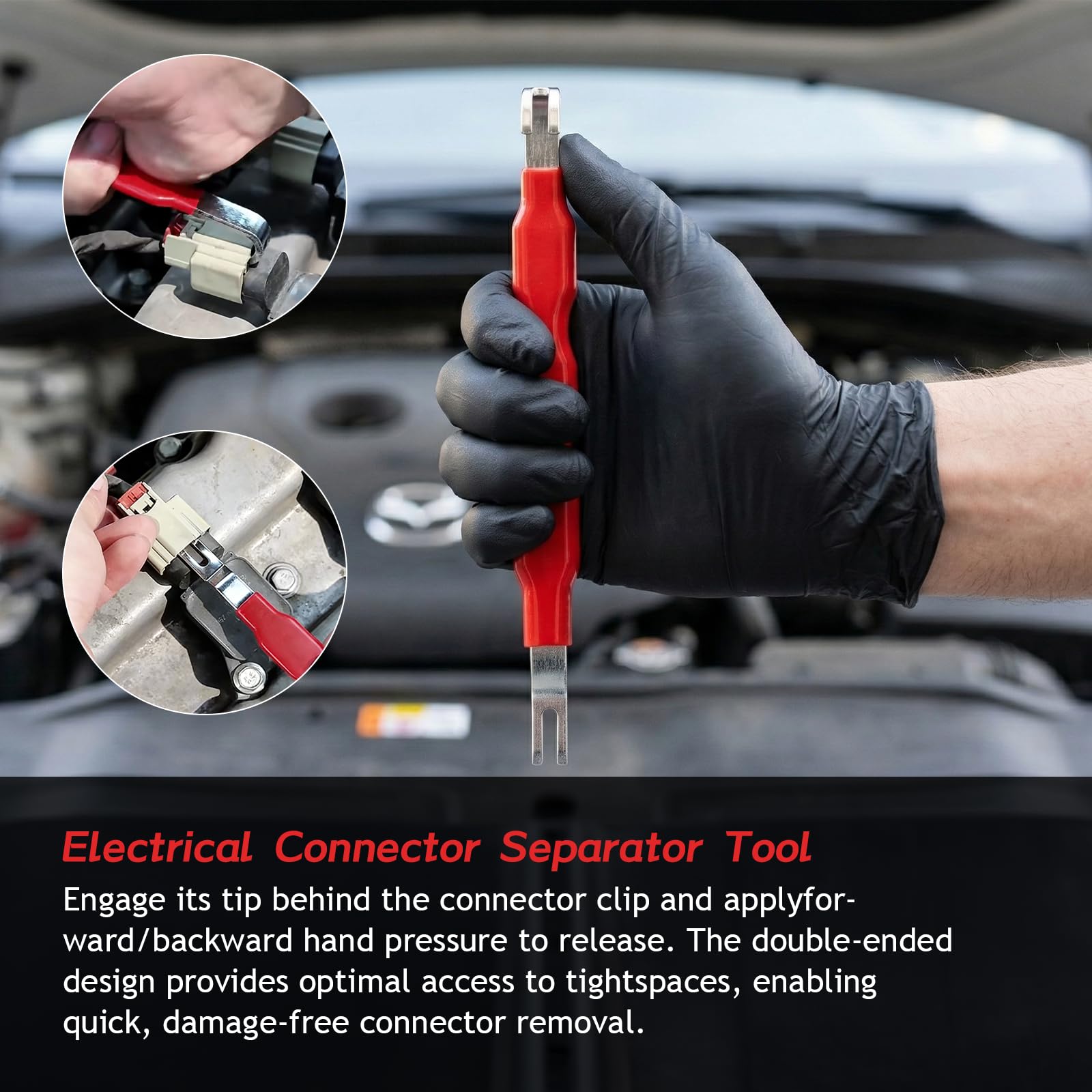 VANTORA terminal connector tool cleanly separates housings and pins for precise repairs