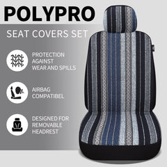 VarCozy Baja colorful stripes design brightens car interiors and updates the look