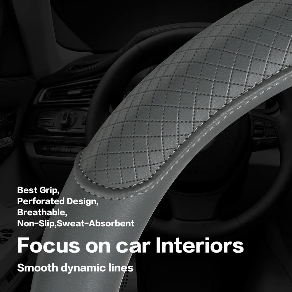 VARGTR easy-install steering wheel cover without tools