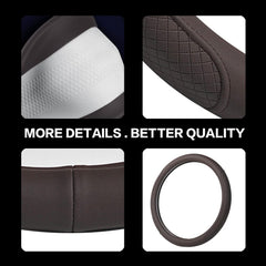 VARGTR easy-installation steering wheel cover demonstration without tools