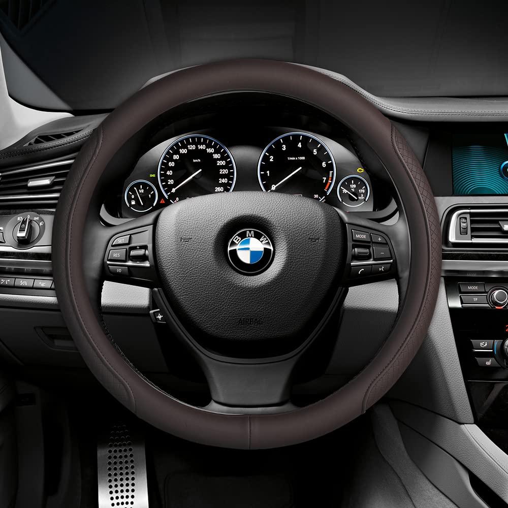 VARGTR universal-fit 15-inch steering wheel cover for most vehicles