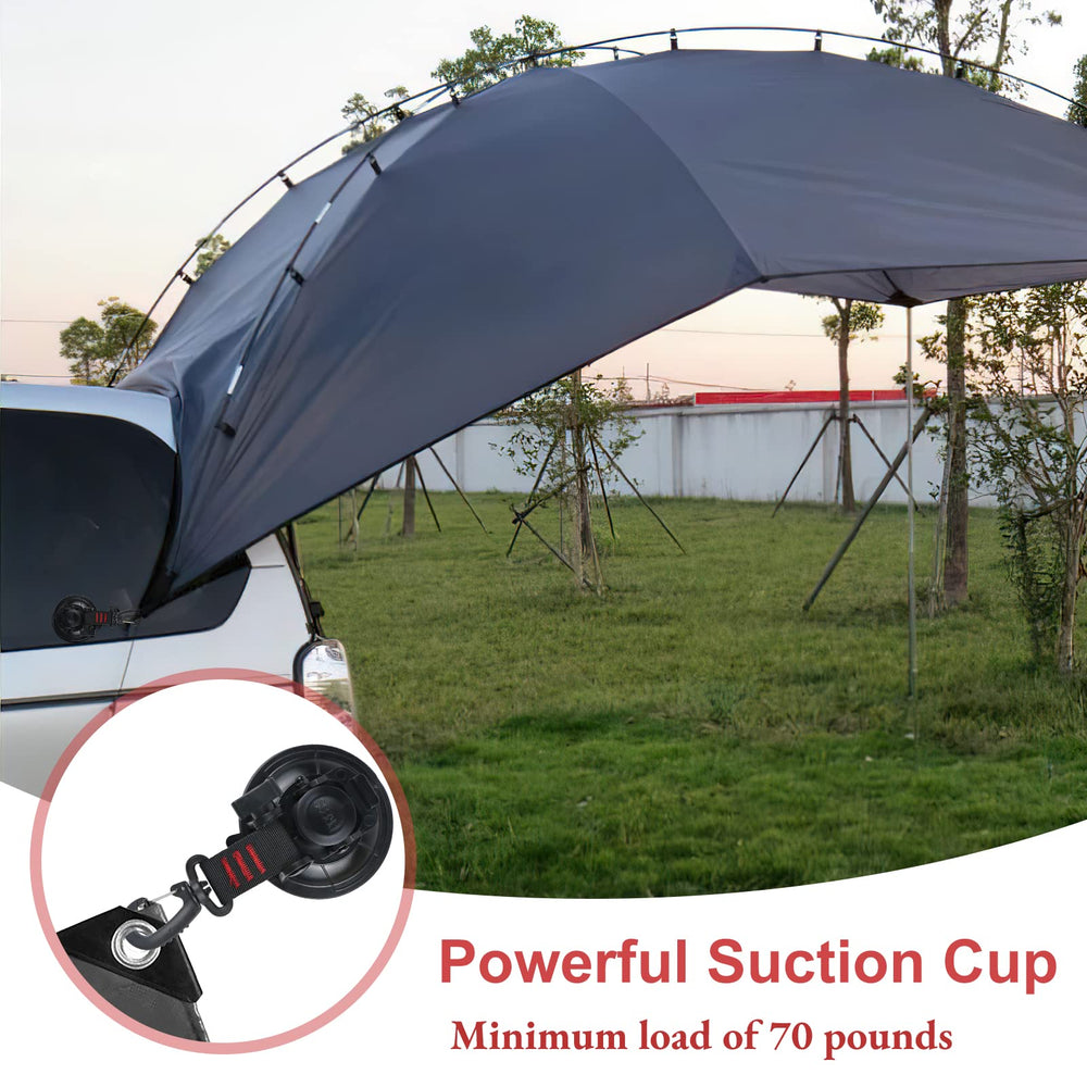 Vashly camping setup shows quick, residue-free mounting options