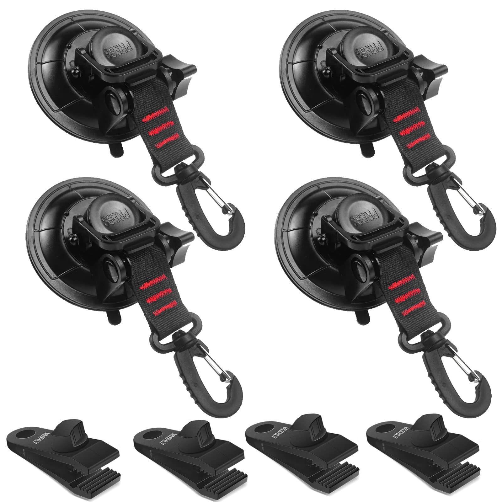 Vashly heavy-duty suction cup anchor shown with large 9 cm base for strong hold