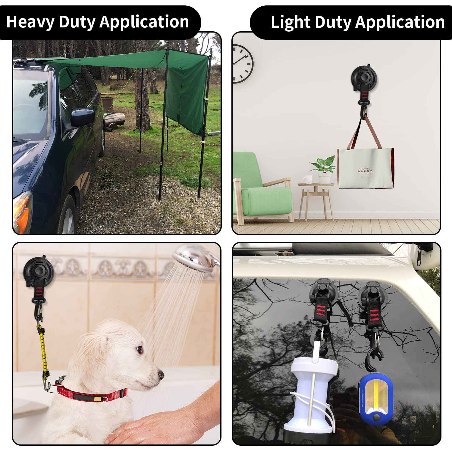 Vashly nylon strap detachable anchor enables flexible DIY setups