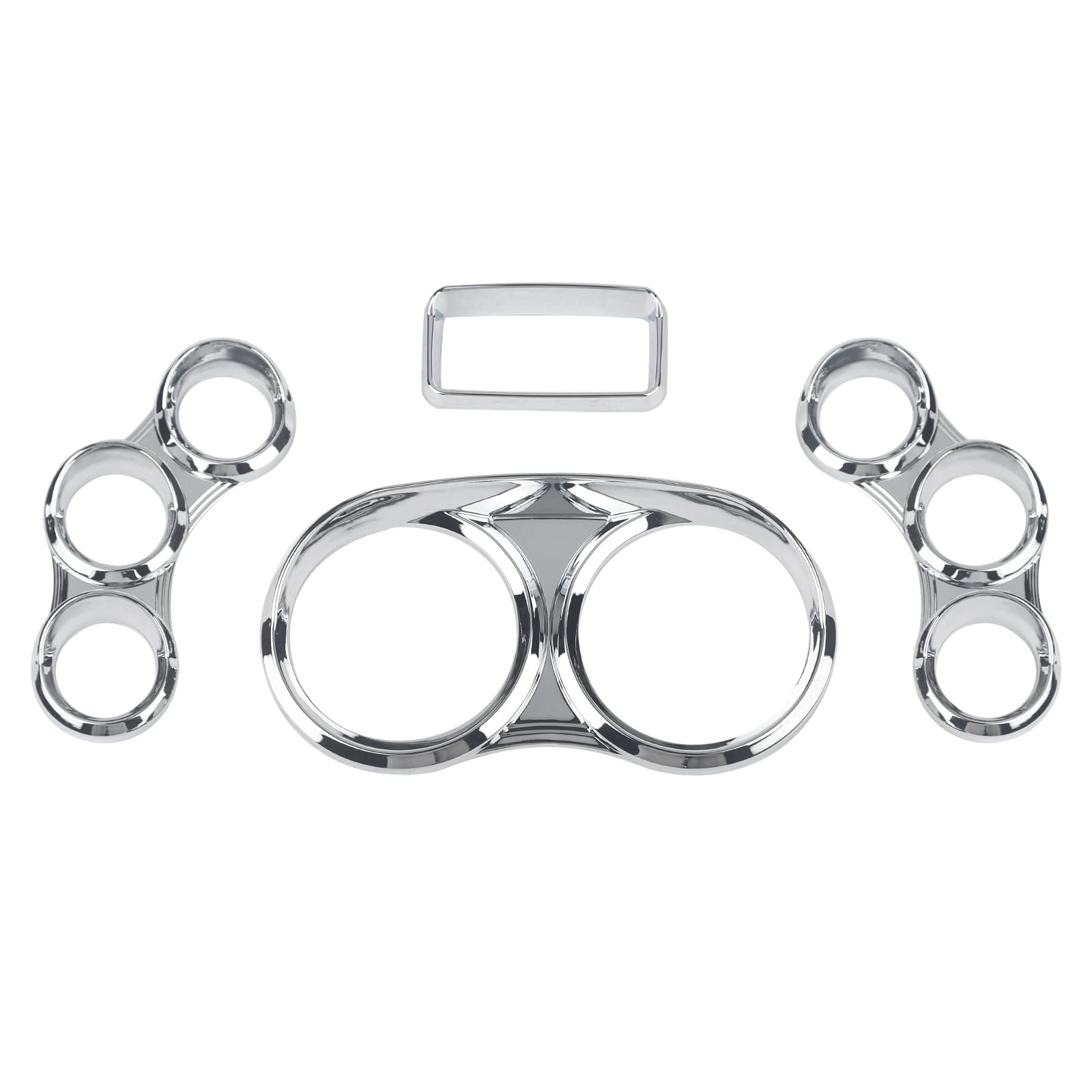 VASTAUTO Peterbilt center dash 3-gauge cover with visor left enhances fit and style
