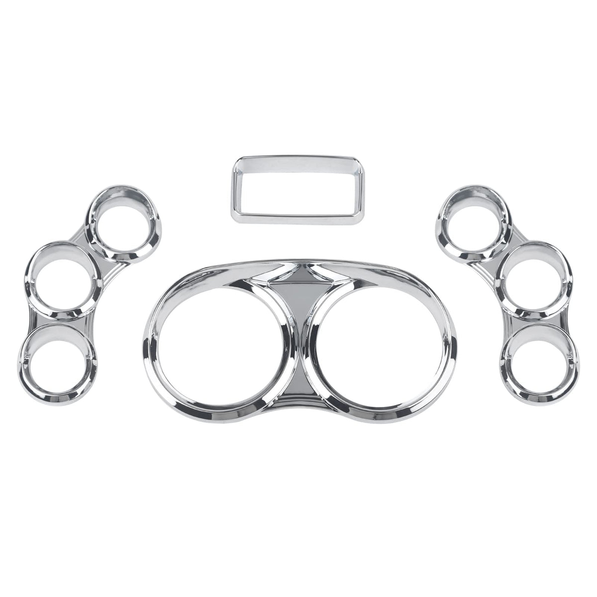 VASTAUTO Peterbilt center dash 3-gauge cover with visor left enhances fit and style