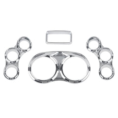 VASTAUTO Peterbilt center dash 3-gauge cover with visor left enhances fit and style