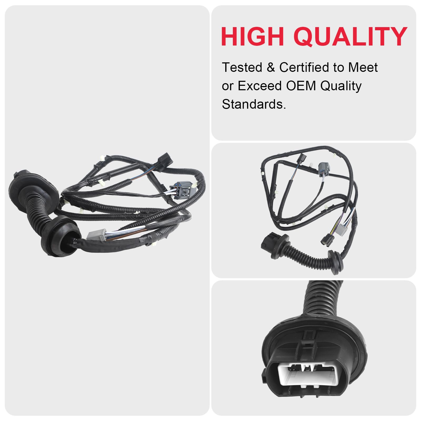 Premium quality door jumper harness from VASTAUTO withstands daily use.